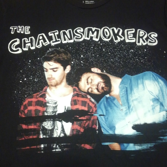 🎶⛓️🚬 Chainsmokers Tour Concert Shirt Memories - Picture 10 of 12
